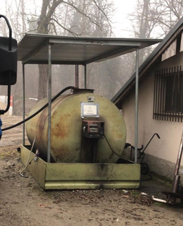 bonifica vecchio serbatoio cisterna gasolio