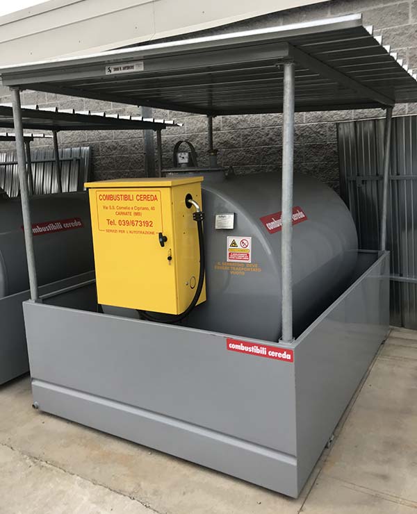 forniture e posa nuovo serbatorio gasolio